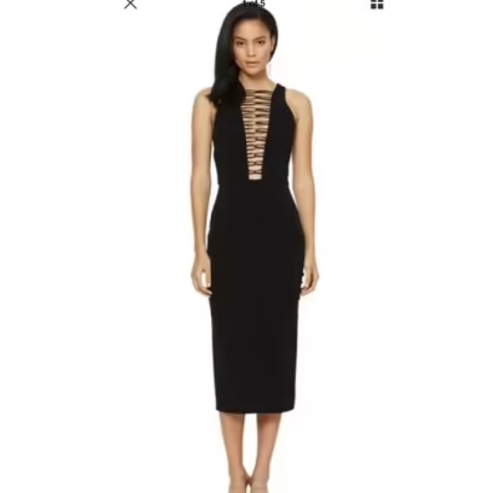 Bec and Bridge Beautiful Classic black Dress - Picture 3 of 4